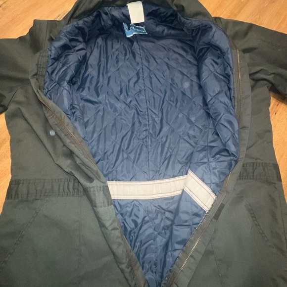 Vintage Sears Work Leisure Dark Green Insulated Coveralls Boiler Suit Men’s 2XL. - Picture 9 of 14